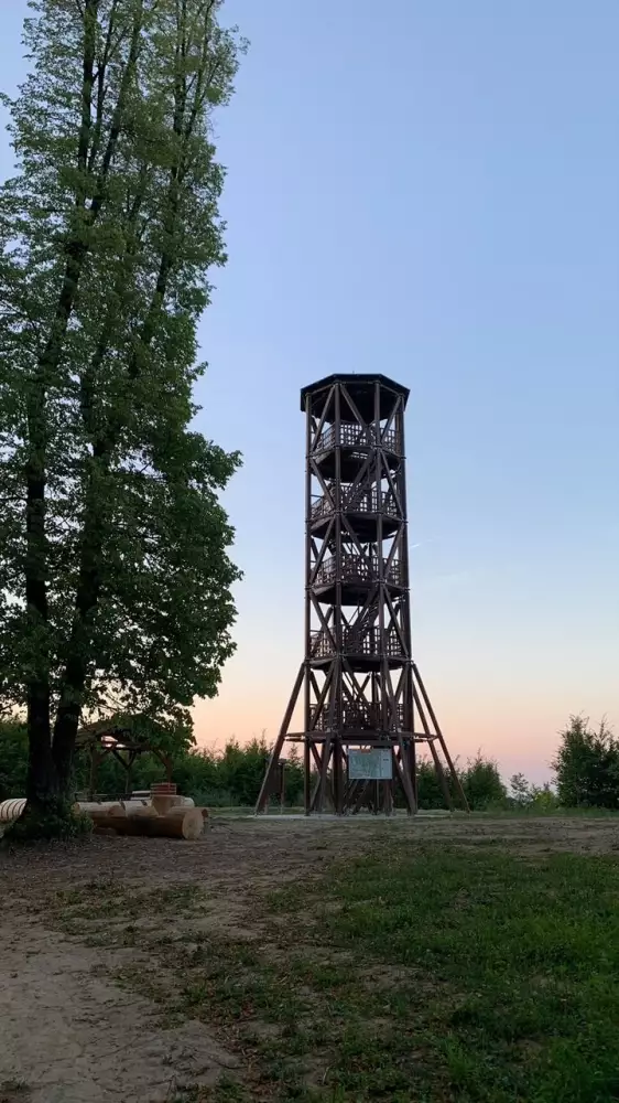 Rozhľadňa na Malkovskej hôrke – výhľad na Prešov