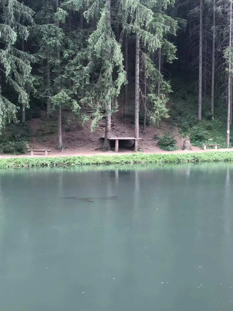 Hojdačka Lietavská Svinná - Babkov nad jazerom, štart z kopca