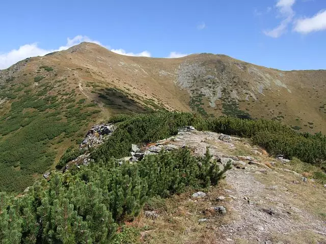 Vrch Baranec — tretí najvyšší vrch Západných Tatier (2185 m)