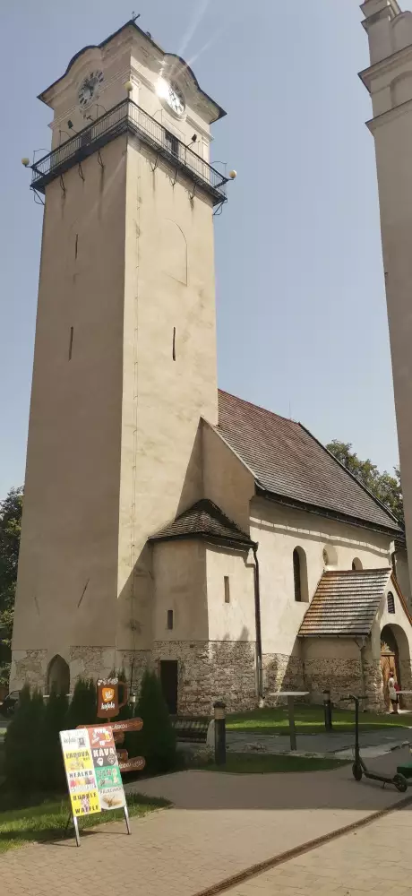 Renesančná zvonica v Poprade pri kostole sv. Egídia