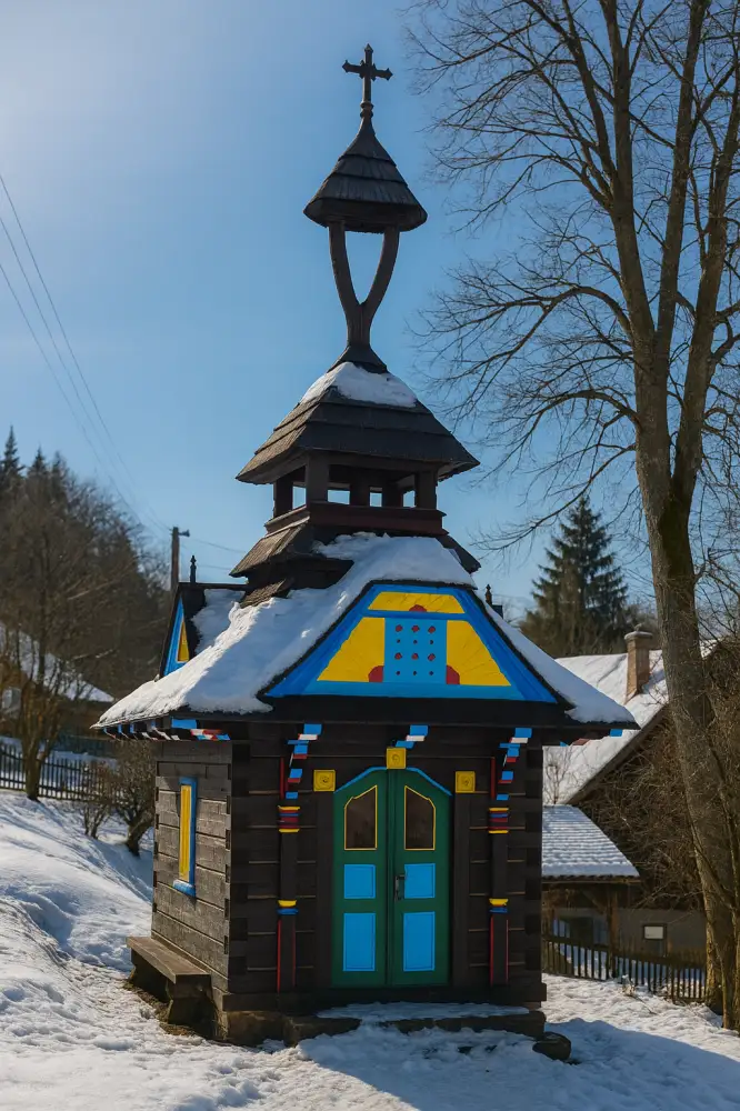 Kaplnka u Cabukov — Zákopčie, rozprávkový dizajn